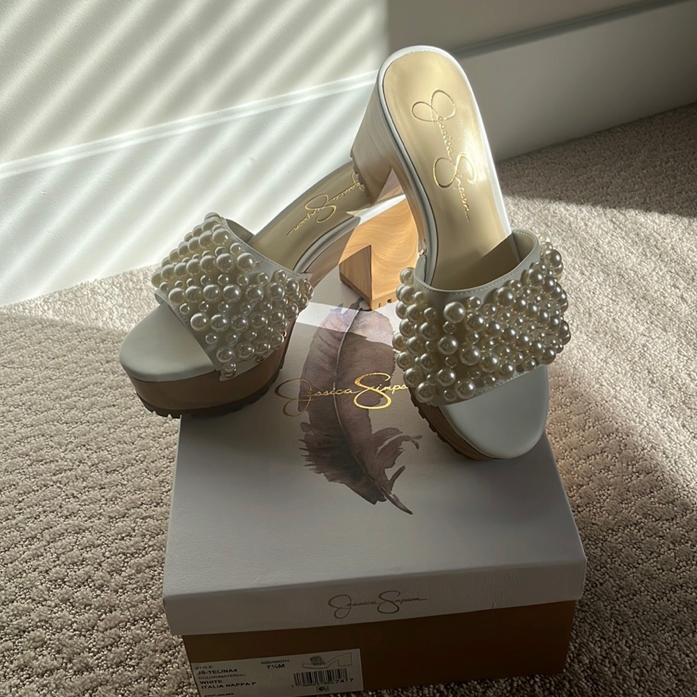 Jessica Simpson Telina Pearl clogs